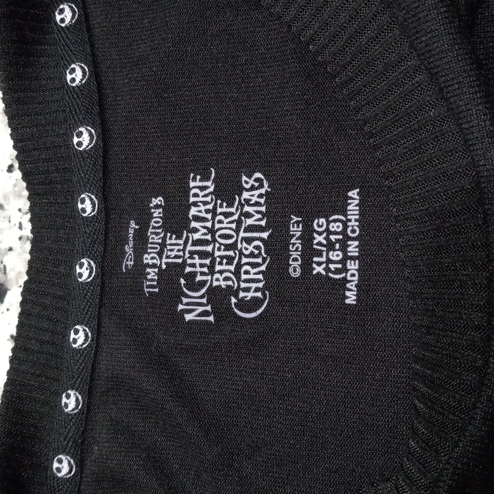 Disney Nightmare Before Christmas Sweater Dress Black Size XL - Picture 6 of 13